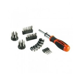 Set di punte con cacciavite Black & Decker BDHT0-62130 29 Pezzi