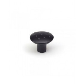 Pomo Rei e774g Nero Metallo Ø 35 x 29 mm (2 Unità)