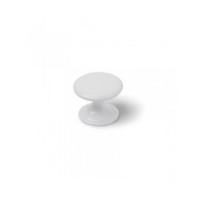 Pomo Rei 756 Bianco Metallo Ø 33 x 27 mm 4 Pezzi
