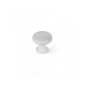 Pomo Rei 760 Bianco Metallo Ø 25 x 24 mm 4 Pezzi
