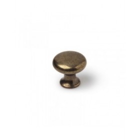 Pomo Rei 760 Dorato Metallo Consumato Ø 25 x 24 mm 4 Pezzi