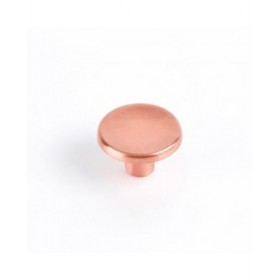 Pomo Rei 774 Oro Rosa Metallo Ø 35 x 23 mm (2 Unità)