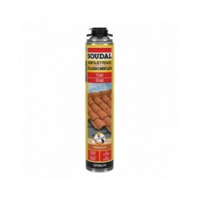 Schiuma Soudal Poliuretano Pistola Tetto Rosso 750 ml