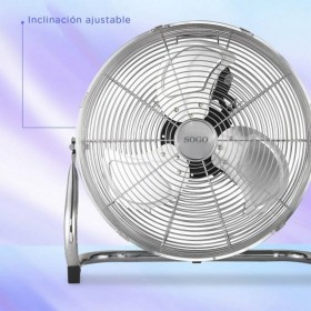Ventilatore da Tavolo Sogo 90 W Argentato