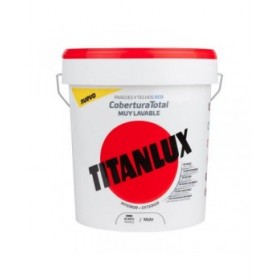 Vernice per plastica Titan 06t100005 Soffitto Parete Lavabili Bianco Mat 4 L