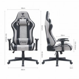 Sedia da Ufficio Tempest Glare  Grigio