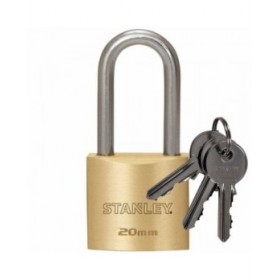 Lucchetto con chiave Stanley Ottone Arco (2 cm)