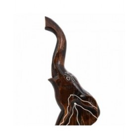 Statua Decorativa Alexandra House Living Marrone Chiaro Legno Elefante 6 x 50 x 14 cm