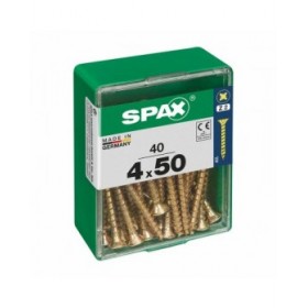 Scatola a viti SPAX Vite per legno Testa piatta (4 x 50 mm) (4,0 x 50 mm)