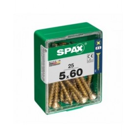 Scatola a viti SPAX Vite per legno Testa piatta (5 x 60 mm) (5,0 x 60 mm)