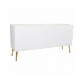 Credenza Alexandra House Living Bianco Dorato Legno MDF 42 x 71 x 145 cm