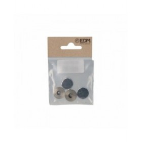 Abbellimenti per mobili EDM 85291 Ottone Ø 18 mm Avvitato (4 Unità)
