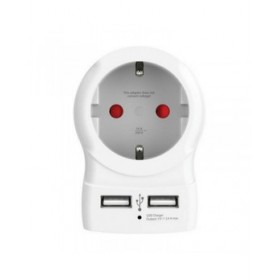 Adattatore per Prese Skross 1500282 USB x 2 Europeo 2,4 A