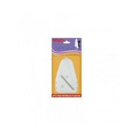 Piastra con base in teflon Mauris 08152