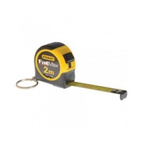Metro a Nastro Stanley FatMax Portachiavi Mini Caucciù ABS (2 m x 13 mm)