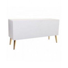 Credenza Alexandra House Living Bianco Dorato 40 x 61 x 121 cm