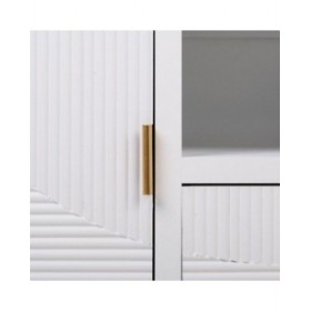 Credenza Alexandra House Living Bianco Dorato 40 x 61 x 121 cm
