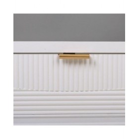 Credenza Alexandra House Living Bianco Dorato 40 x 61 x 121 cm