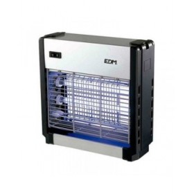 Uccidi gli insetti elettrici EDM 06011 Nero Argentato 12 W 25,5 x 9 x 26 cm Professionale