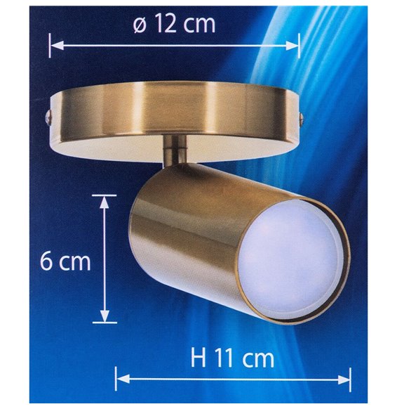 Ventilatore da Soffitto con Luce EDM 33804 Egeo Argentato 60 W