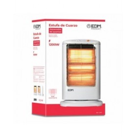 Stufetta al Quarzo EDM 07117 07117 Bianco 1200 W