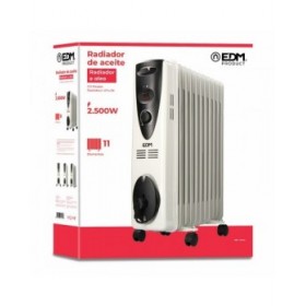 Radiatore a Olio (11 elementi) EDM 07123 07123 Bianco 2500 W