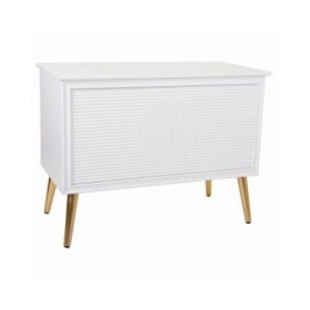 Cassapanca Alexandra House Living Dorato Legno MDF 41 x 62 x 83 cm