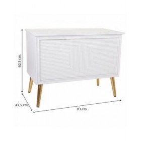 Cassapanca Alexandra House Living Dorato Legno MDF 41 x 62 x 83 cm
