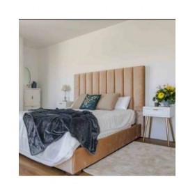 Comodino Alexandra House Living Dorato 39 x 67 x 47 cm