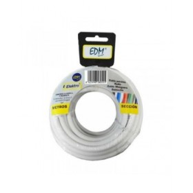 Cavo EDM 28025 Bianco 2 x 1 mm 25 m