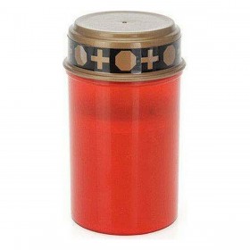 Candela LED Ø 6,5 x 12 cm Rosso