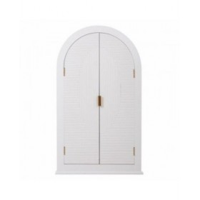 Specchio da parete Alexandra House Living Dorato Legno MDF 5 x 105 x 62 cm