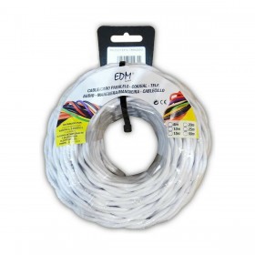 Cavo EDM 11887 Bianco 2 x 2,5 mm 5 m