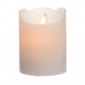 Candela LED Lumineo Bianco Ø 7,5 x 10 cm (AA)