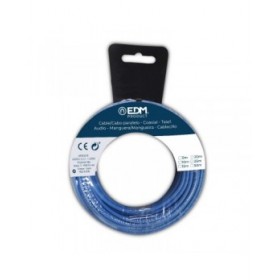 Cavo EDM 28570 Azzurro 6 mm 10 m
