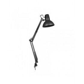 Lampada da scrivania EDM 30081 Melbourne Nero Metallo 60 W 24 x 98 cm E27 Flexo/Lampada da scrivania