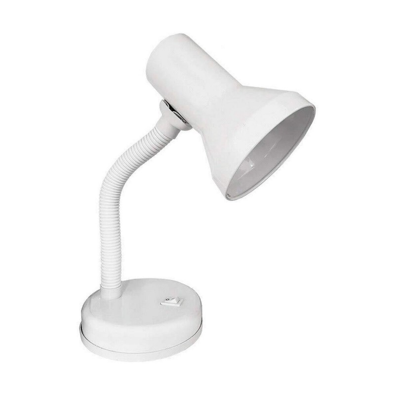 Lampada da scrivania EDM 30251 London Bianco Metallo 60 W 12,5 x 20 cm E27 Flexo/Lampada da scrivania