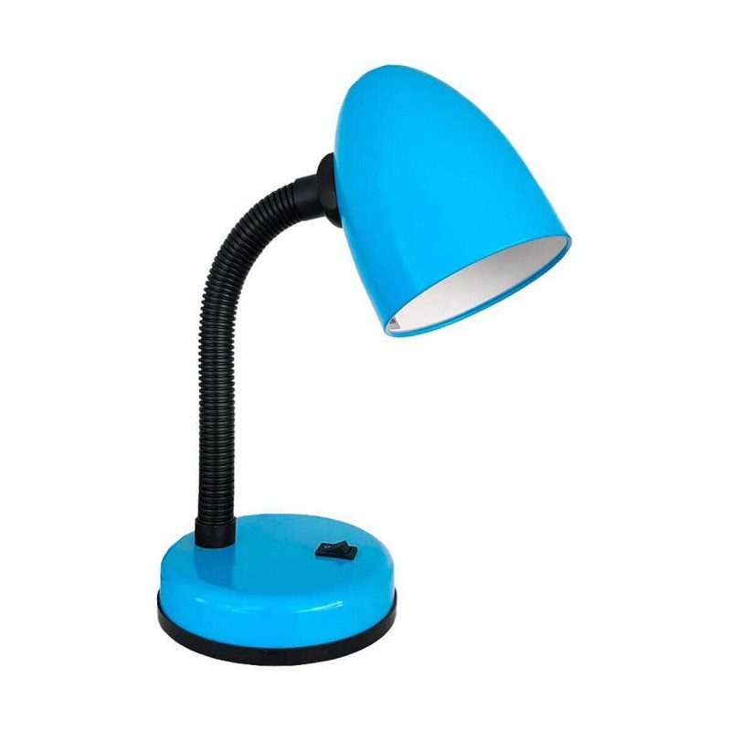 Lampada da scrivania EDM 30256 Amsterdam Azzurro Metallo 60 W 13 x 34 cm E27 Flexo/Lampada da scrivania (1 Unità)
