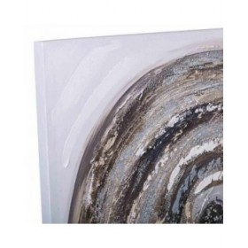 Quadro Alexandra House Living Tela Legno di abete 80 x 3 x 80 cm
