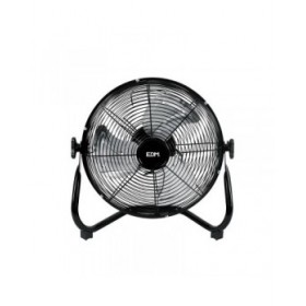 Ventilatore da Terra EDM industriale Nero 45 W Ø 30 x 41 cm