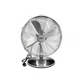 Ventilatore da Tavolo EDM Argentato 60 W Ø 40 x 55 cm