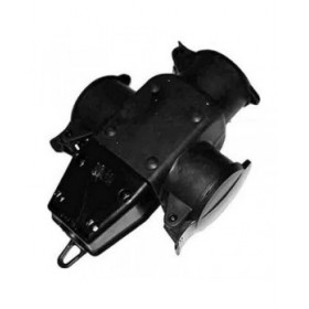 Presa di corrente EDM 42125 Nero 3500 W 230 V 250 V 4,8 mm Con coperchio