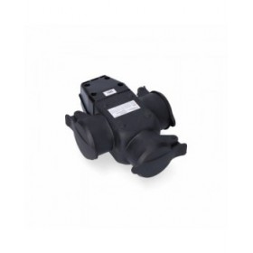Presa di corrente EDM 42125 Nero 3500 W 230 V 250 V 4,8 mm Con coperchio