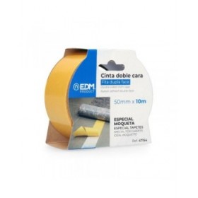 Nastro Adesivo EDM 47154 10 m x 50 mm 50 mm x 10 m Bianco
