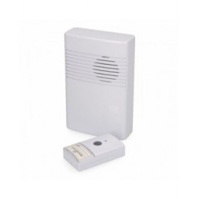 Campanello Senza Fili con Pulsante EDM 49303 50 m 80 dB 14,8 x 9,7 x 4 cm (12 V)