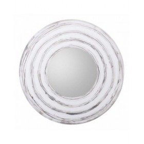 Specchio da parete Alexandra House Living Bianco 2 x 40 x 80 cm Cerchi