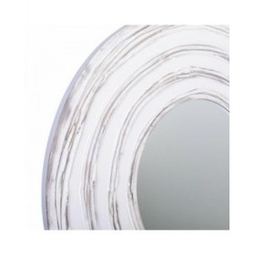 Specchio da parete Alexandra House Living Bianco 2 x 40 x 80 cm Cerchi