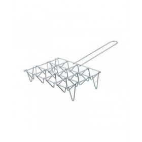 Griglia per Verdure EDM 33,5 x 25 cm Metallo Cromo