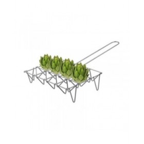 Griglia per Verdure EDM 33,5 x 25 cm Metallo Cromo