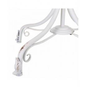 Tavolo Alexandra House Living Bianco 80 x 78 x 80 cm